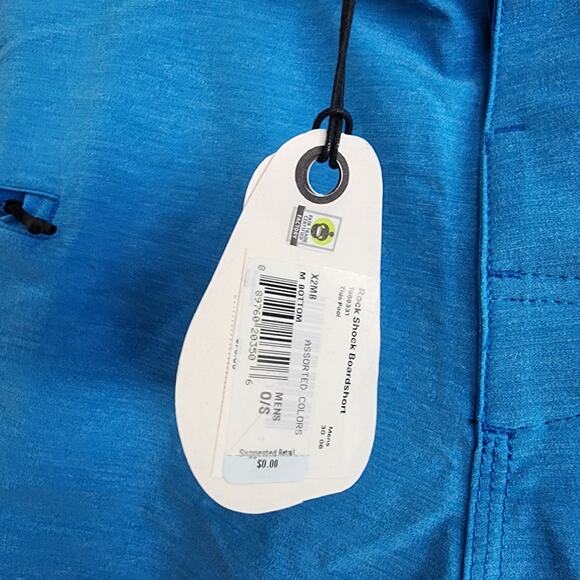 NEW Prana Men's Rock Shock Boardshorts Tide Pool Blue Size 30 - Picture 8 of 11